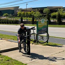 New Bike Repair Station on Ohio River Trail Assists Riders in Need